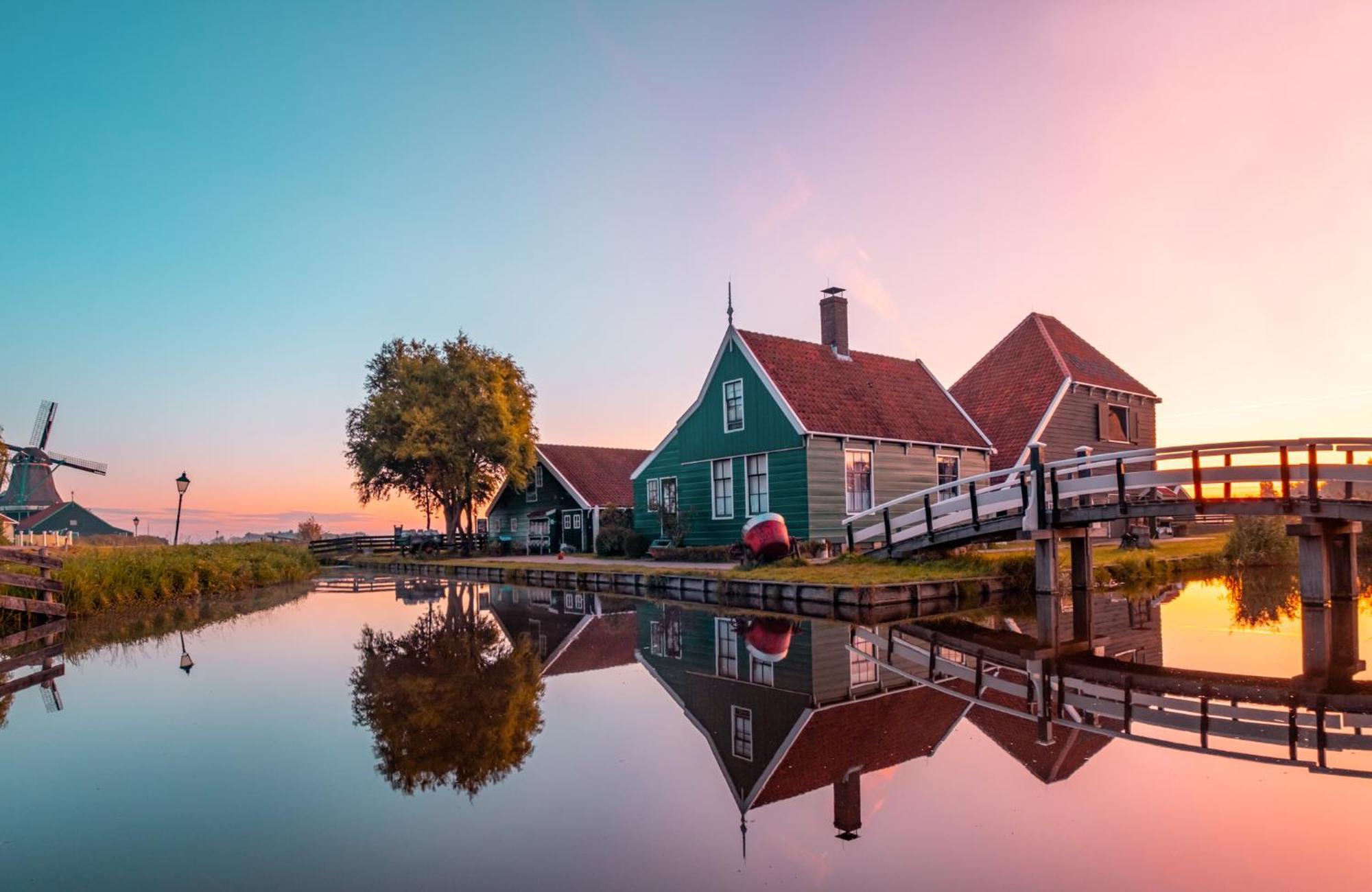 Apartament Tinyhouse Woody At The Water Zaandam Zewnętrze zdjęcie